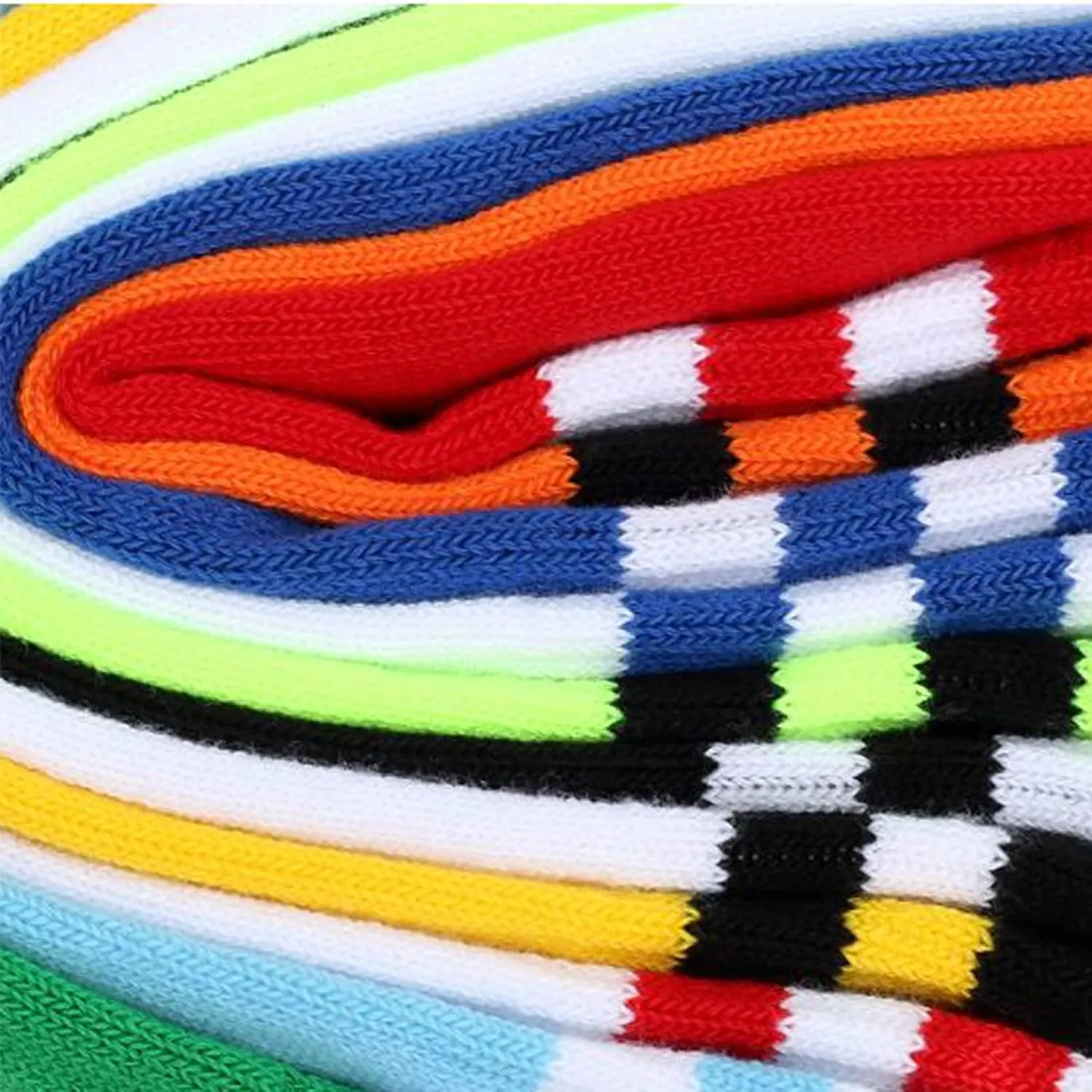 10 Pairs Kids Soccer Socks Stretchy Knee High Tube Colorful Football Athletic Team Socks for Boys Girls