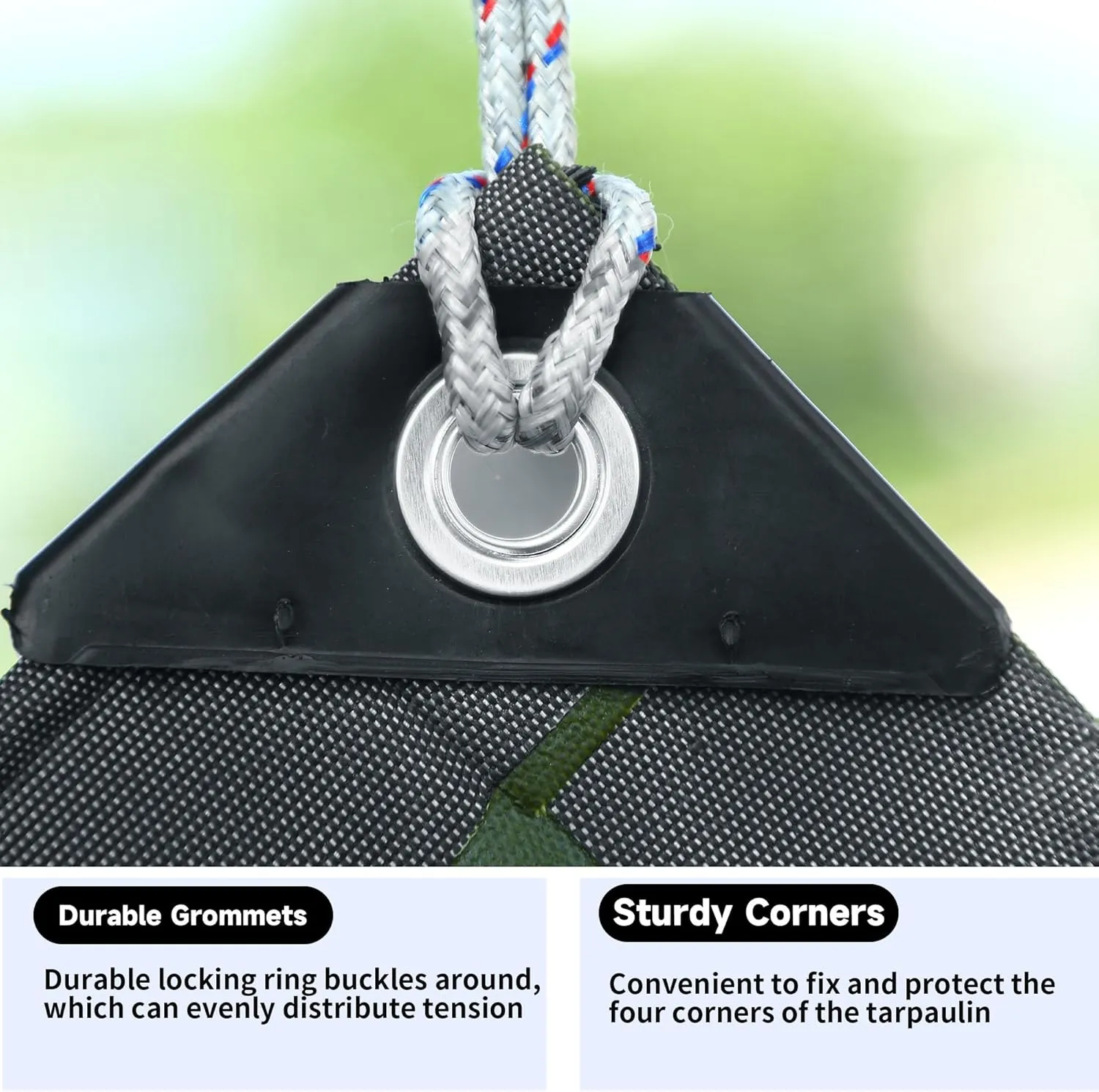 10x12 FT Black Ultra-Heavy Duty Tear-Resistant Canvas Tarpaulin,28 Mil Organic Silicone Coating Waterproof Tarps with Grommets&Reinforced Edges,for Outdoor Tent, Pool,Boat