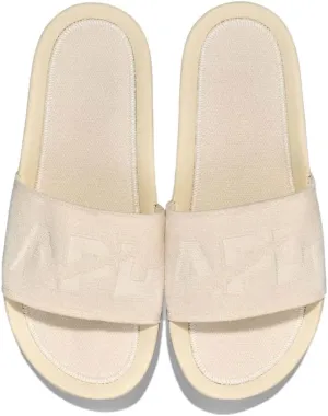 APL: Athletic Propulsion Labs Women's Techloom Velvet Slide, Pristine, 7