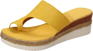 Beach Sandals for Woman Casual Summer Flip Flops Clip Toe Flat Sandal White Platform Hiking Workout Shoes