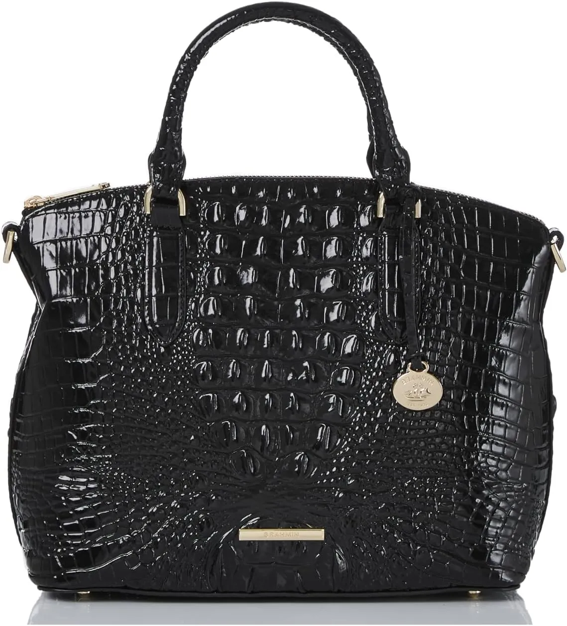 BRAHMIN Duxbury Satchel - Black Melbourne