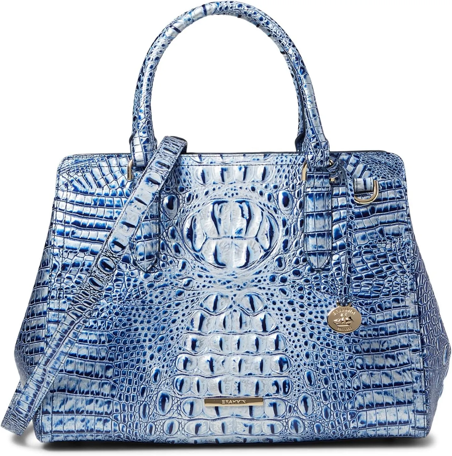 Brahmin Small Finley, Coastal Blue