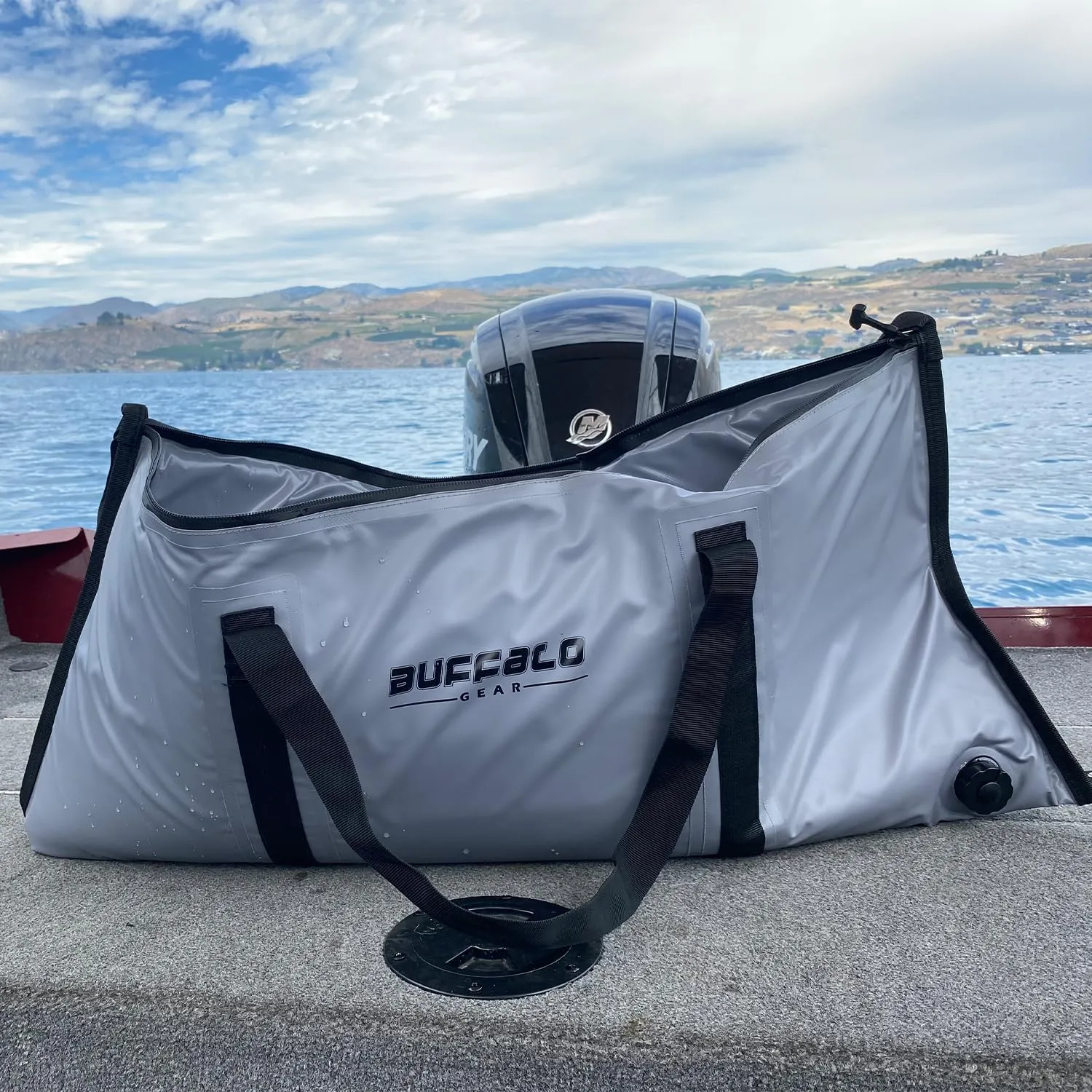 Buffalo Gear Insulated Fish Cooler Bag 40x18in 48x18in Leakproof Kill Bag Portable Waterproof Keep Ice Cold More Than 24 Hours