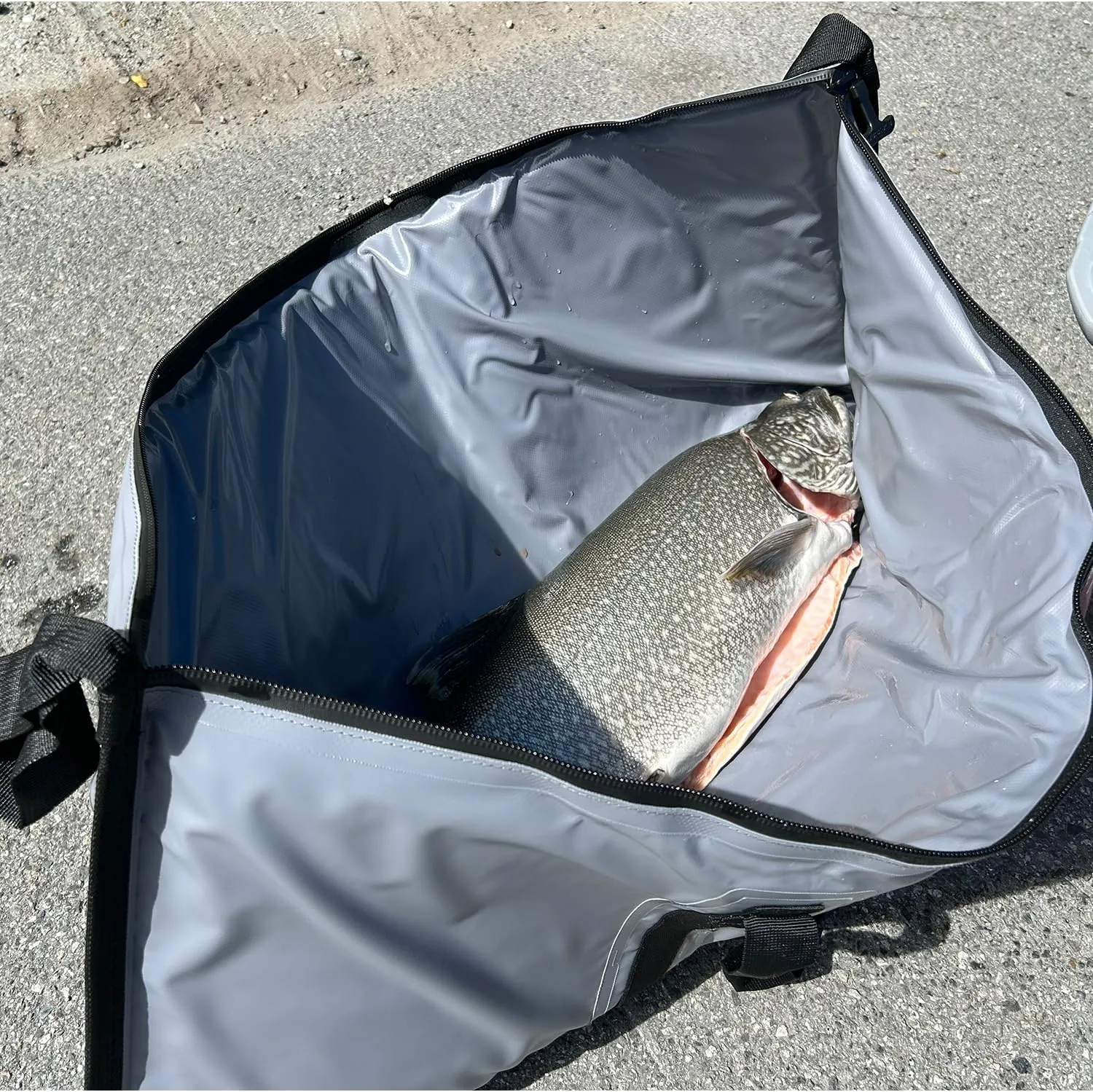 Buffalo Gear Insulated Fish Cooler Bag 40x18in 48x18in Leakproof Kill Bag Portable Waterproof Keep Ice Cold More Than 24 Hours
