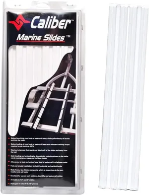 Caliber 23031 Marine Slides - 1-1/2" x 15", White