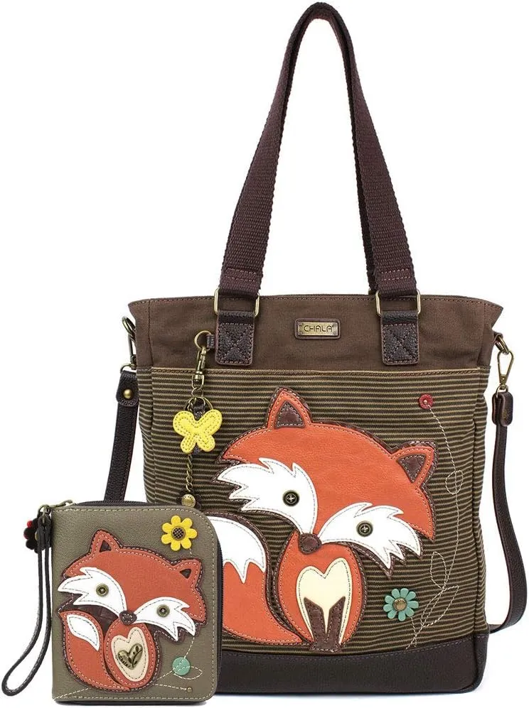 CHALA Fox Work Tote Shoulder Bag - Fox Lovers Gifts