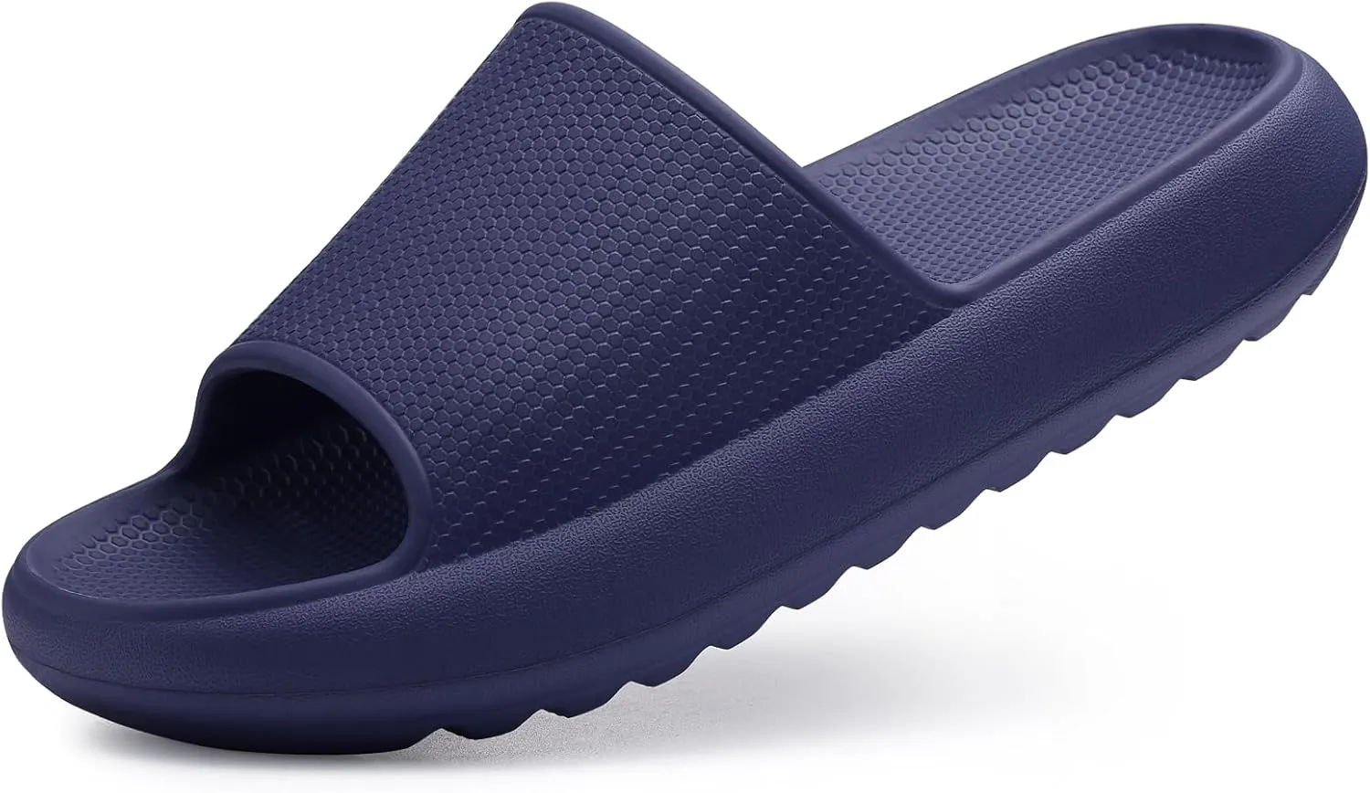 Comwarm Cloud Slide Sandals for Women Men Ultra Comfort Recovery Pillow Slippers Soft Summer Beach Shoes with Low Arch Support