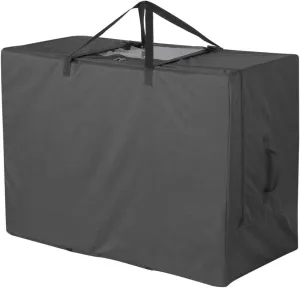 Cuddly Nest Folding Mattress Storage Bag - Heavy Duty Carry Case for Tri-Fold Guest Bed (Fits 6" Full Mattress,Black)