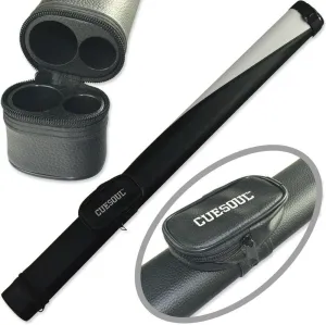 CUESOUL Soocoo Series 2x4/2x2 Hard Pool Cue Case -Holds 2 Cue Butt and 4 Cue Shafts,Four Color Available