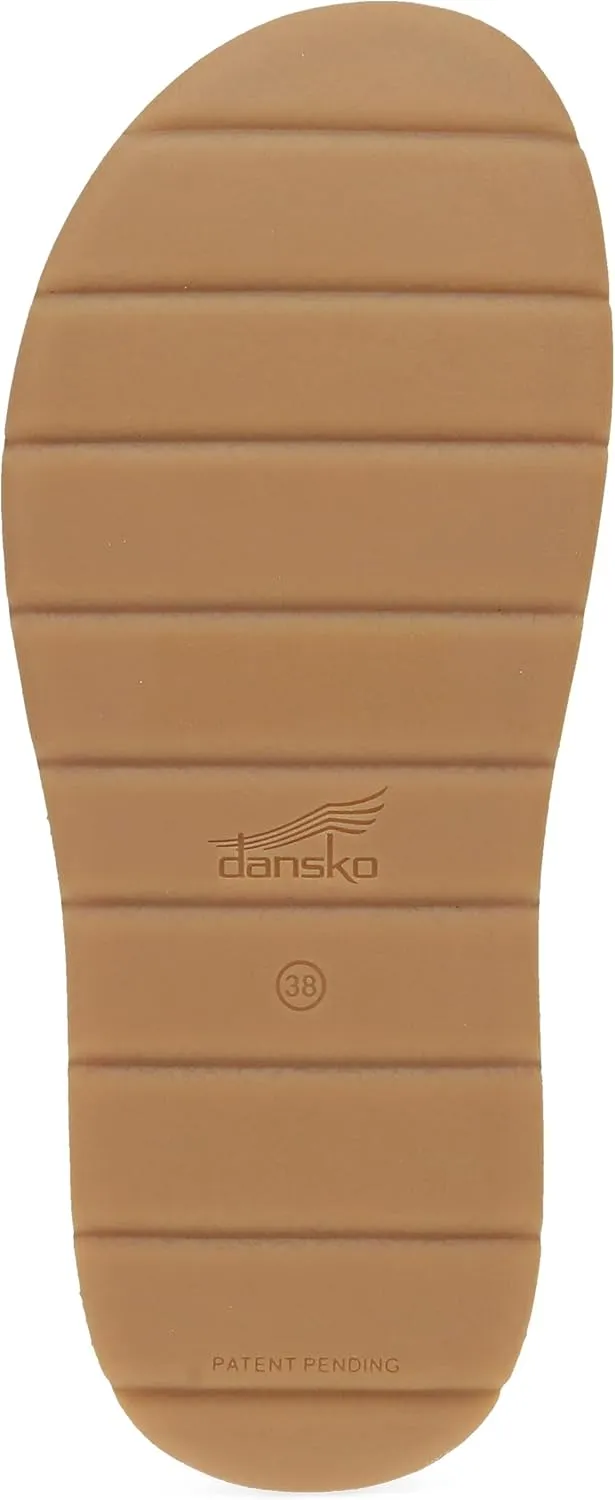 Dansko Bridget Platform Slide Sandal for Women - Memory Foam and Suede Wrapped Footbed for an Extra Plush Comfort and Support