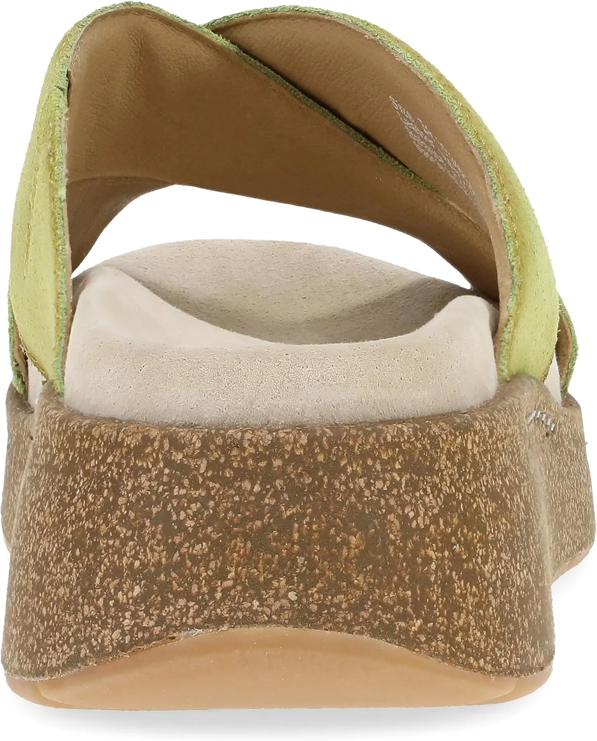 Dansko Bridget Platform Slide Sandal for Women - Memory Foam and Suede Wrapped Footbed for an Extra Plush Comfort and Support