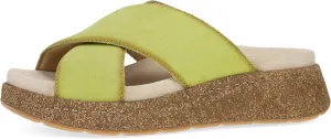 Dansko Bridget Platform Slide Sandal for Women - Memory Foam and Suede Wrapped Footbed for an Extra Plush Comfort and Support