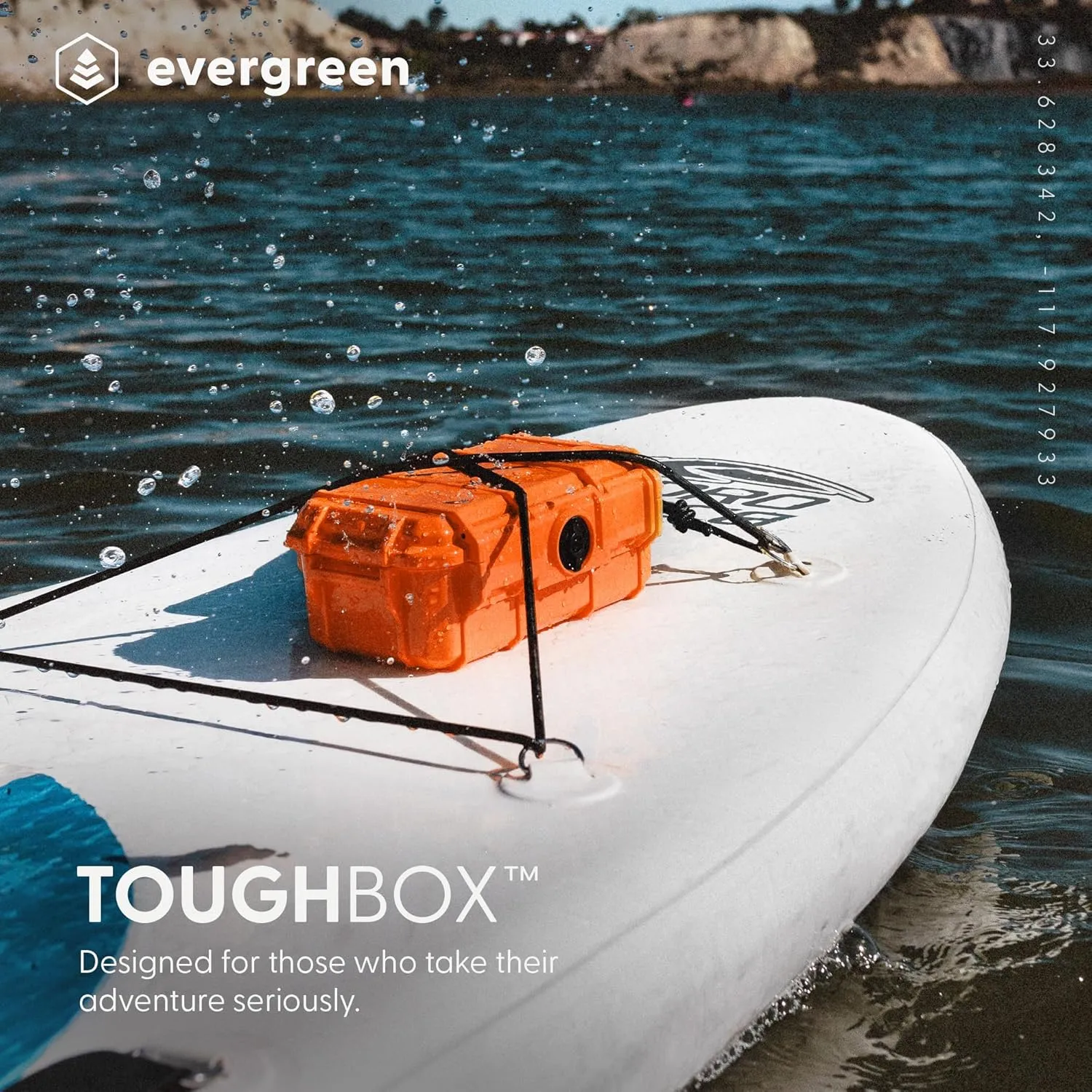 Evergreen 57 Waterproof Dry Box Protective Case with Pick & Pluck Foam - Travel Safe/Mil Spec/USA Made - for Cameras, Phones, Hiking, Boating, Water Sports, Action Cams (Clear)