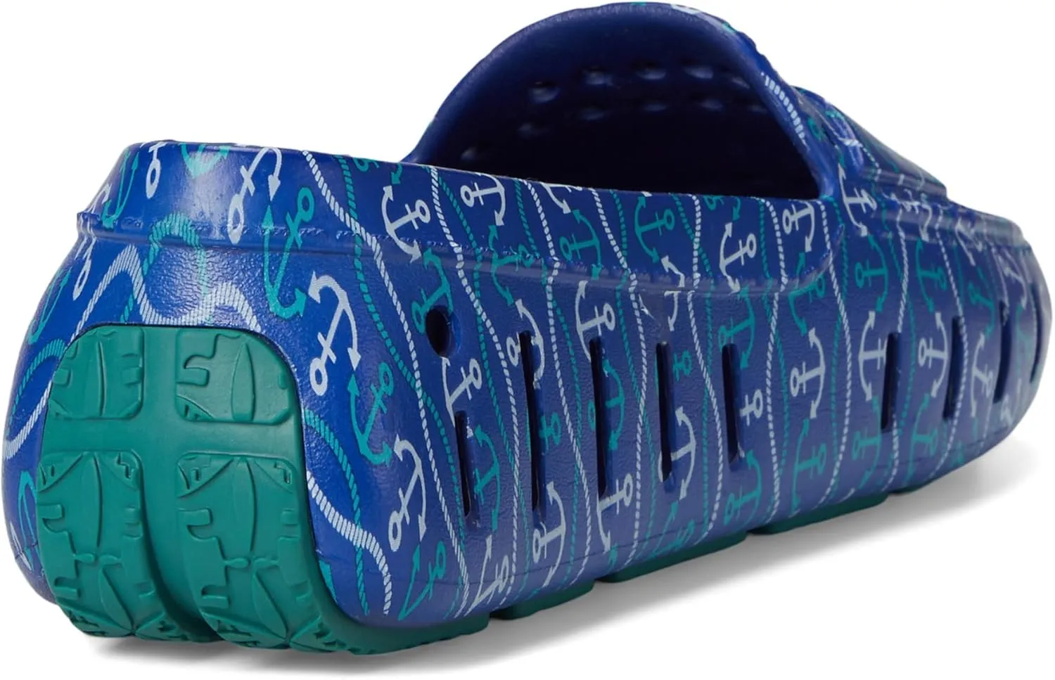 Floafers Men's Country Club Driver Print Boat Shoe