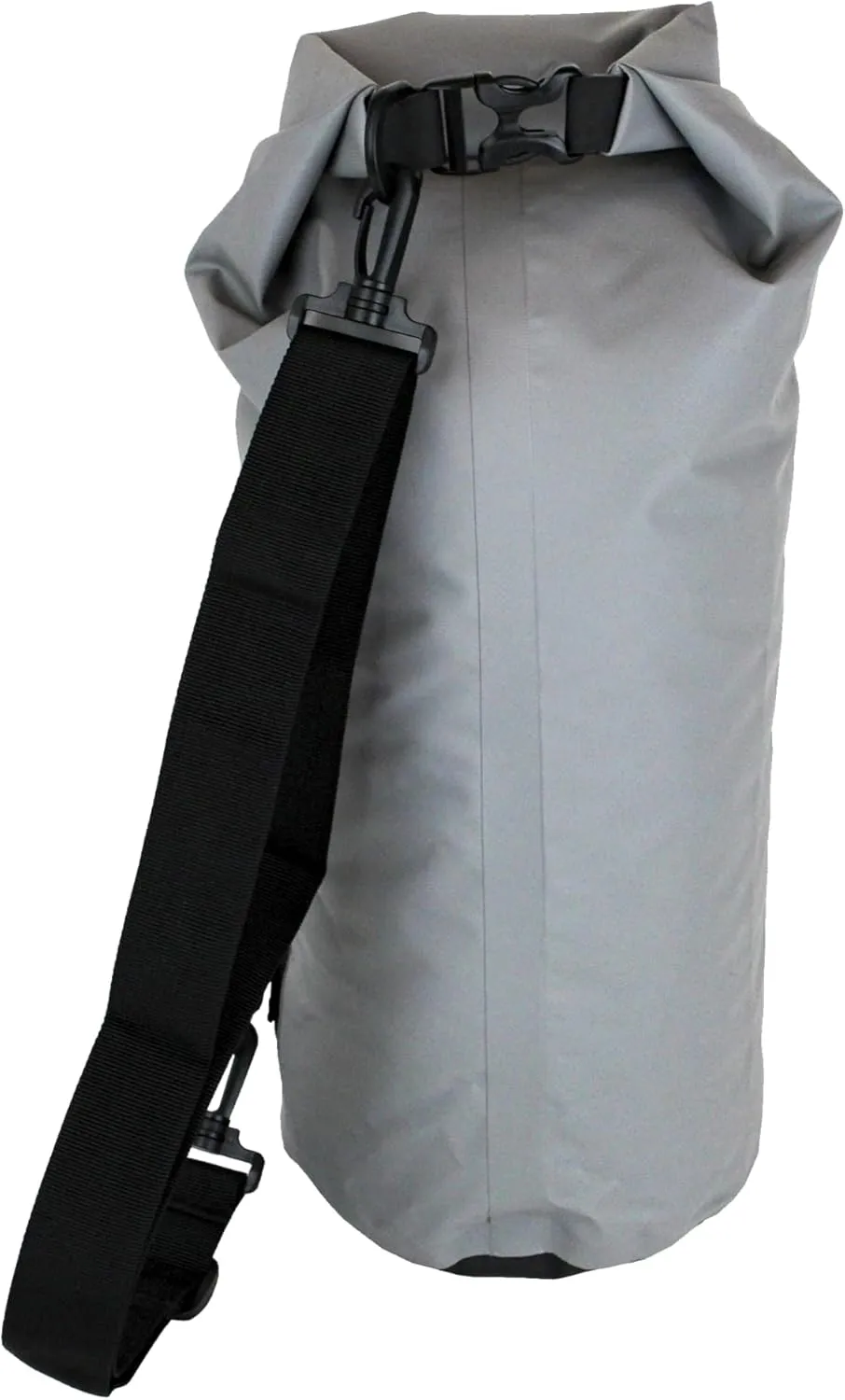 geckobrands Tarpaulin Dry Bag – Waterproof PVC Bag with Carabiner for Secure Storage, for Boating, Kayaking, Camping