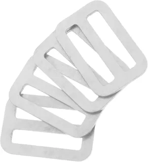 Glide Slide Buckle for Divers Stainless Steel Diving Buckle Webbing Fastener Adjustment for Sling Bag Straps
