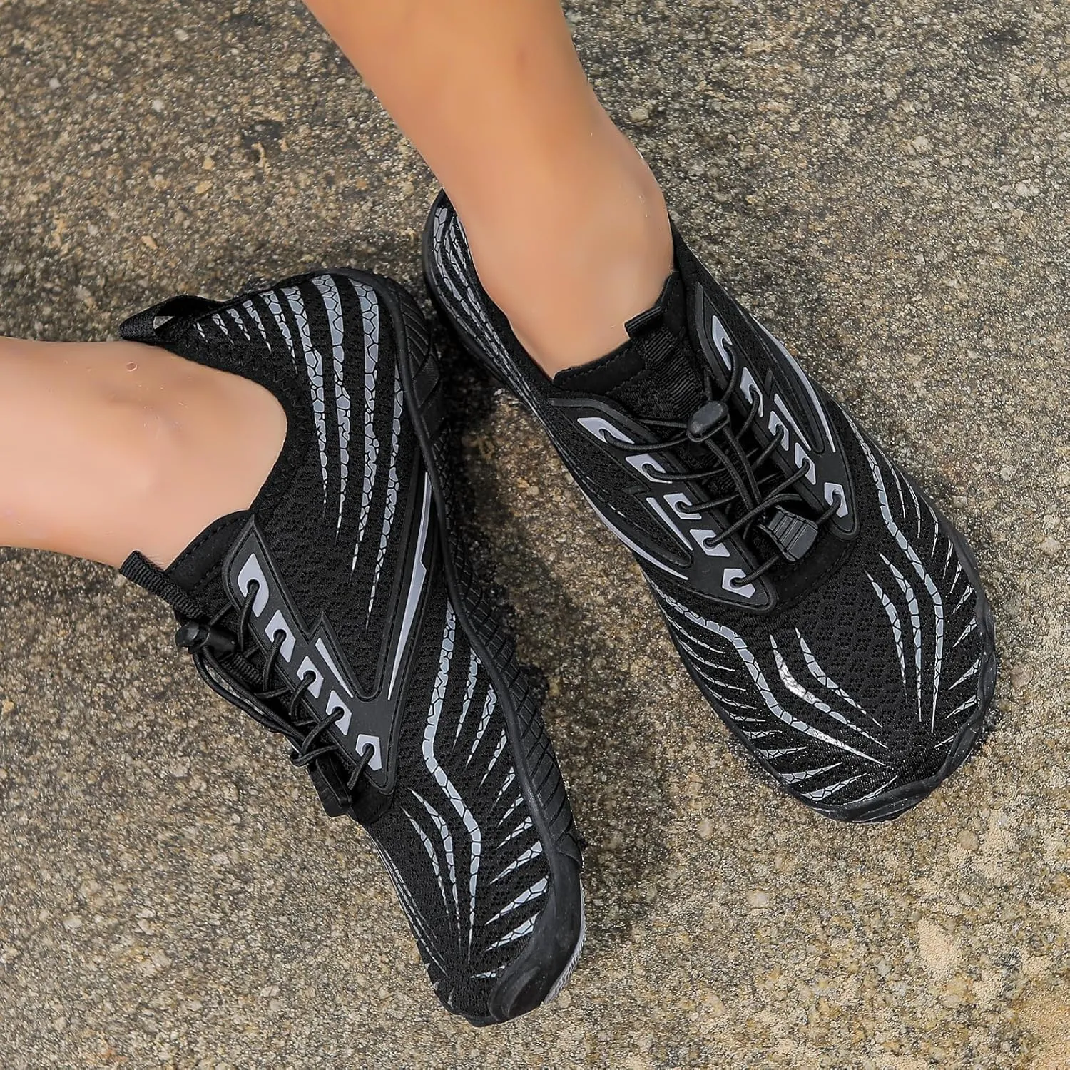 Hike Barefoot Shoes Footwear for Women Men, Water with Wide Toe Box, Neuropathy Comfort Wear Shoes, Grounded Non Slip Quick Dry Waterproof Hiking Aqua Swim Beach Drainage, Unisex Outdoor