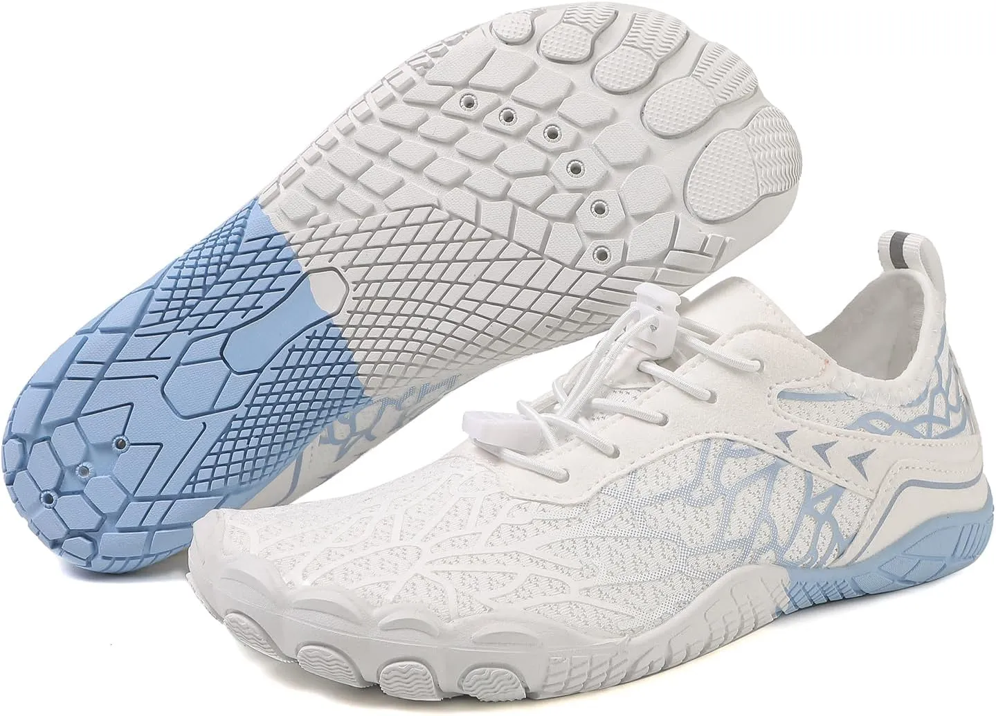 Hike Barefoot Shoes Women Men, Pro with Wide Toe Box Healthy Non Slip Unisex, Outdoor Hiking Footwear, Breathable Water Beach Pool Aqua Swim Surf Walking Shoes, Diabetic Sneakers for Yoga Walk