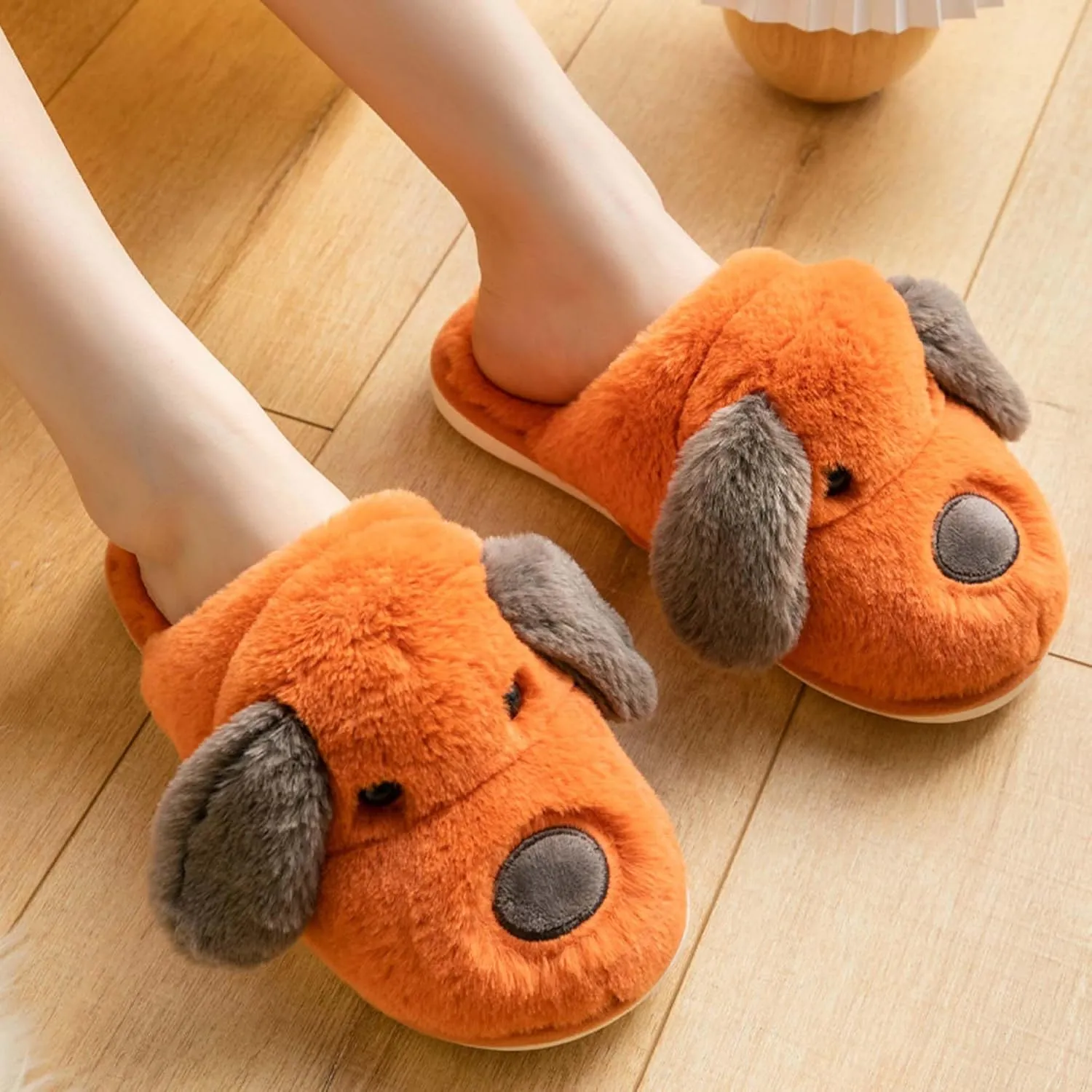 Hopelong Women Slippers,Bunny Slippers for Women,Cute Bunny Ear Slippers,Cute Fuzzy Slippers,Indoor Women Animal Slippers