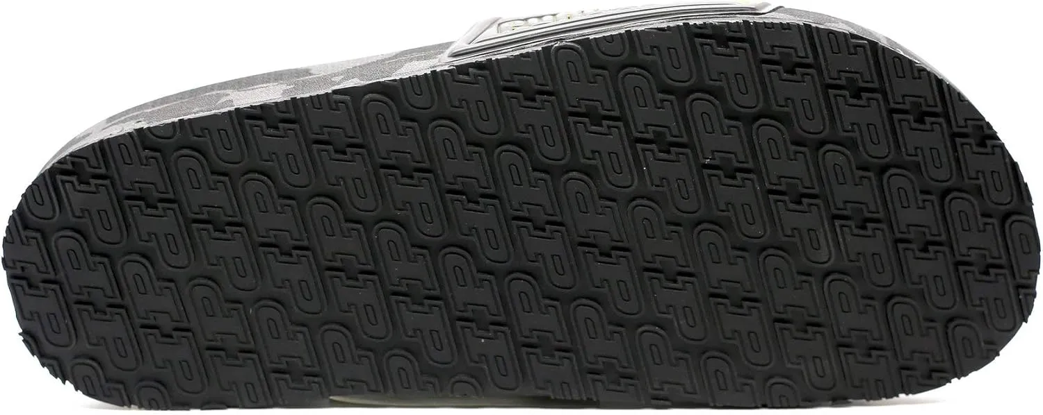 Hype Unisex Purdue University Boilermakers Slydr Slide Sandals - Black/Old Gold