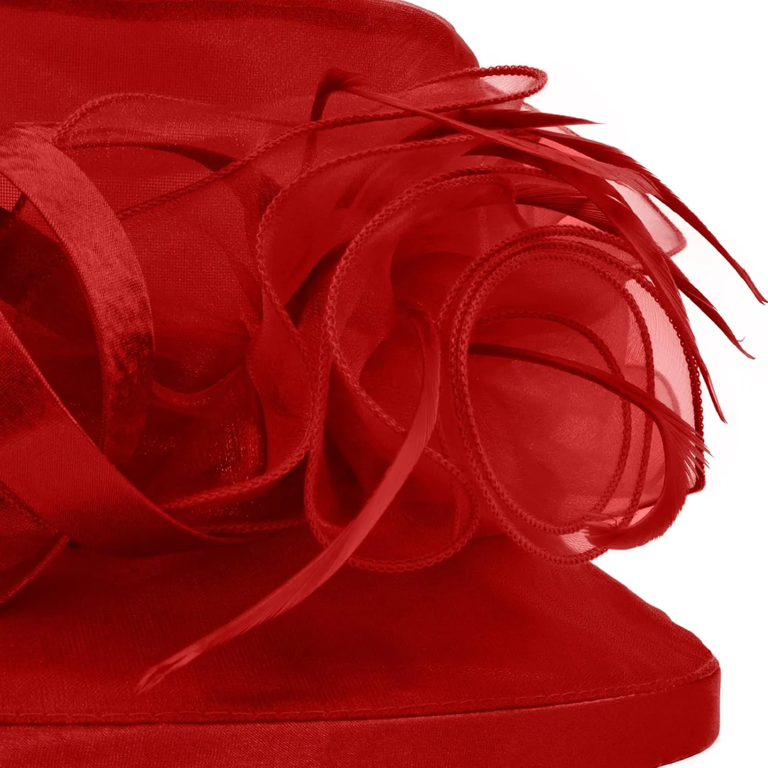 Janey&Rubbins Womens Derby Day Horse Racing Organza Wedding Dress Tea Party Church Hat