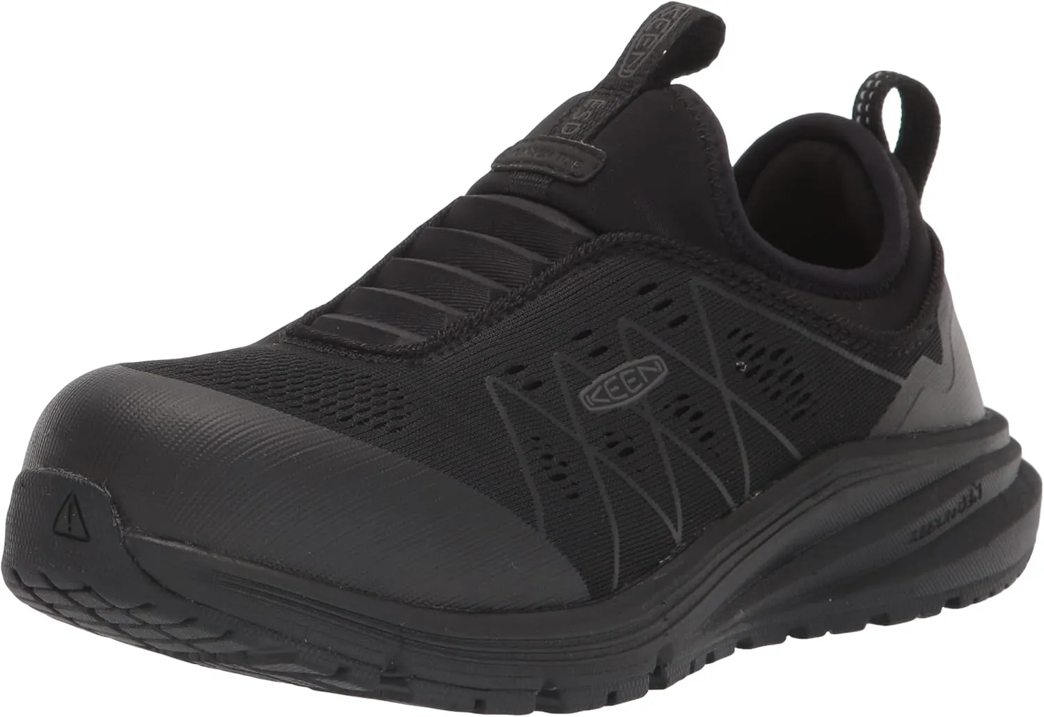 KEEN Utility Women's Vista Energy Shift Low Height Composite Toe ESD Slip-On Industrial Work Shoe