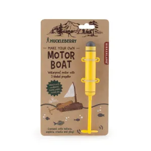 Kikkerland Make Your Own Motor Boat Huckleberry Motor