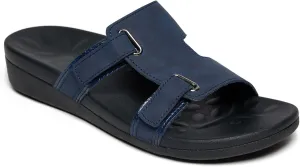 MEGNYA Comfortable Women's Walking Sandals, Arch Support Slides for Plantar Fasciitis Flat Feet, Casual Adjustable Strap Sandals for Orthopedic