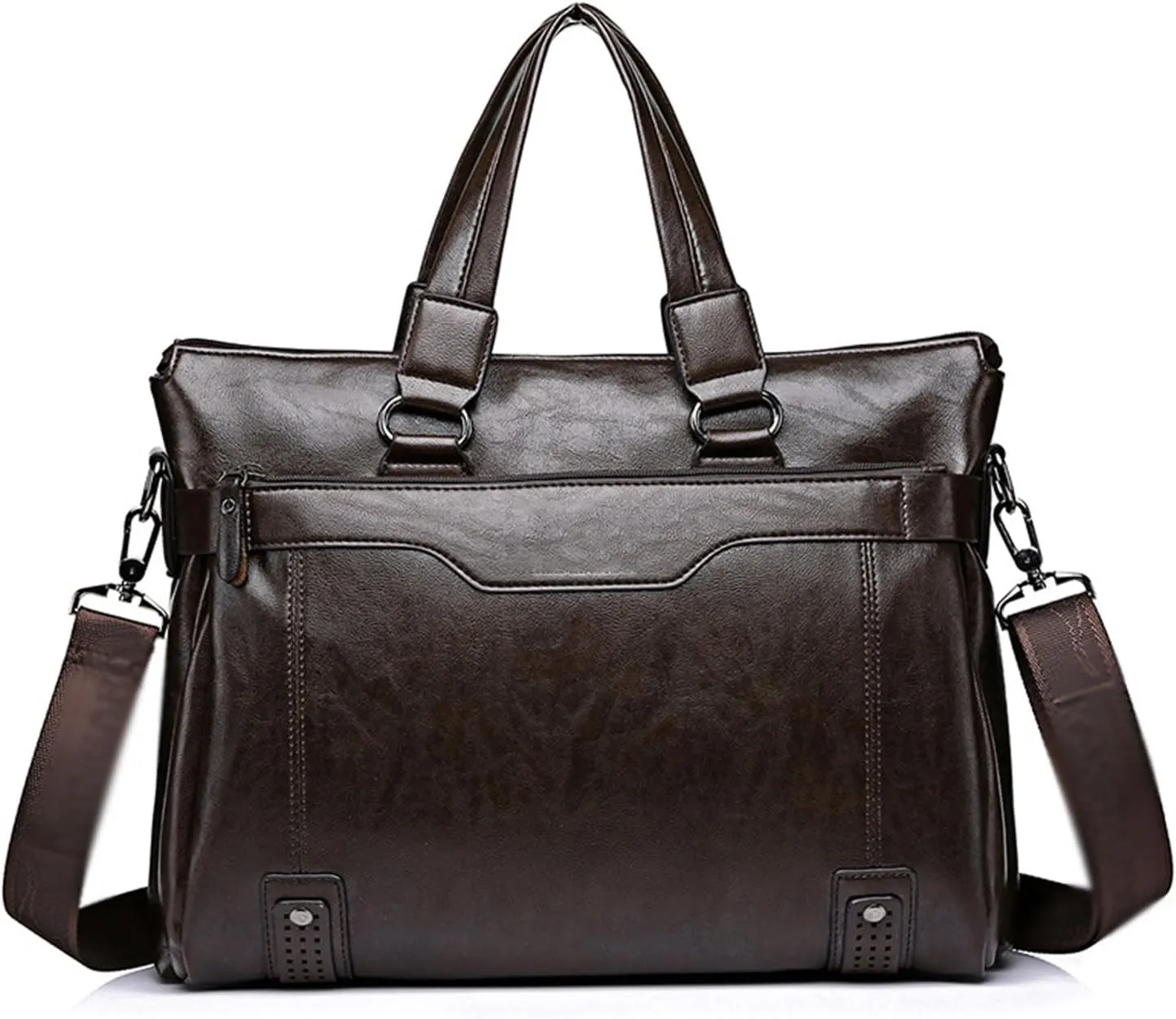 Men's briefcase Business handbag Computer bag Office travel crossbody bag 1 shoulder backpack
