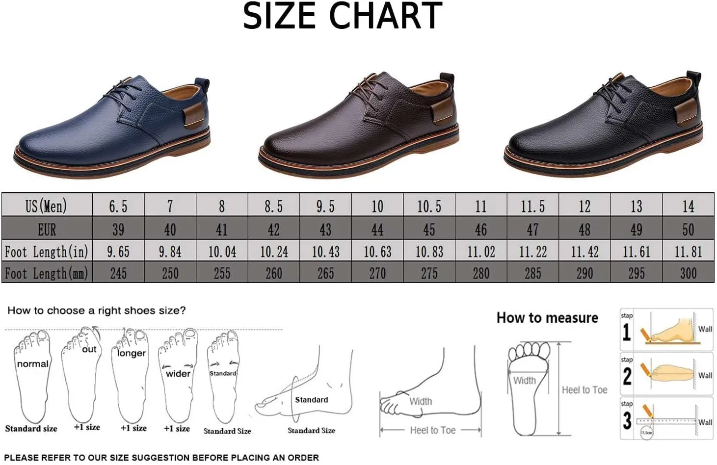 Men's Oxford Shoes Casual Leather Dress Shoes Breathable Lace Up Shoes for Business Office Wear