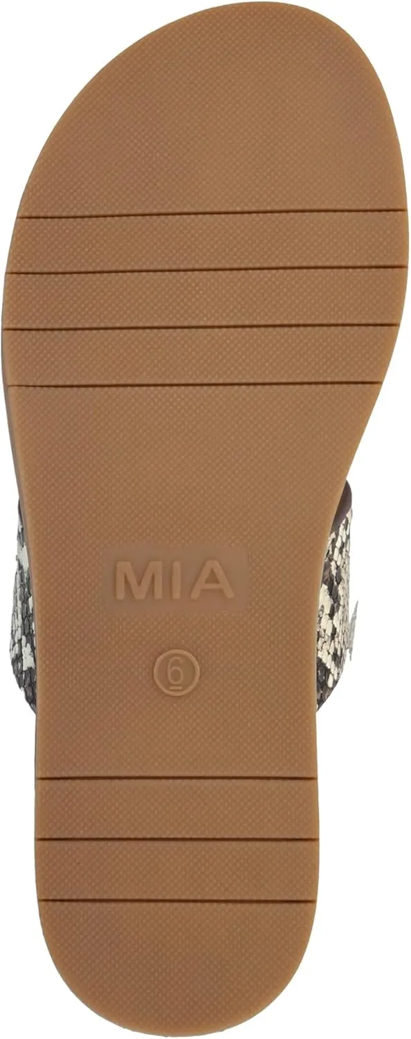 MIA Shoes Yelena Women's Slide Sandals, Double Strap