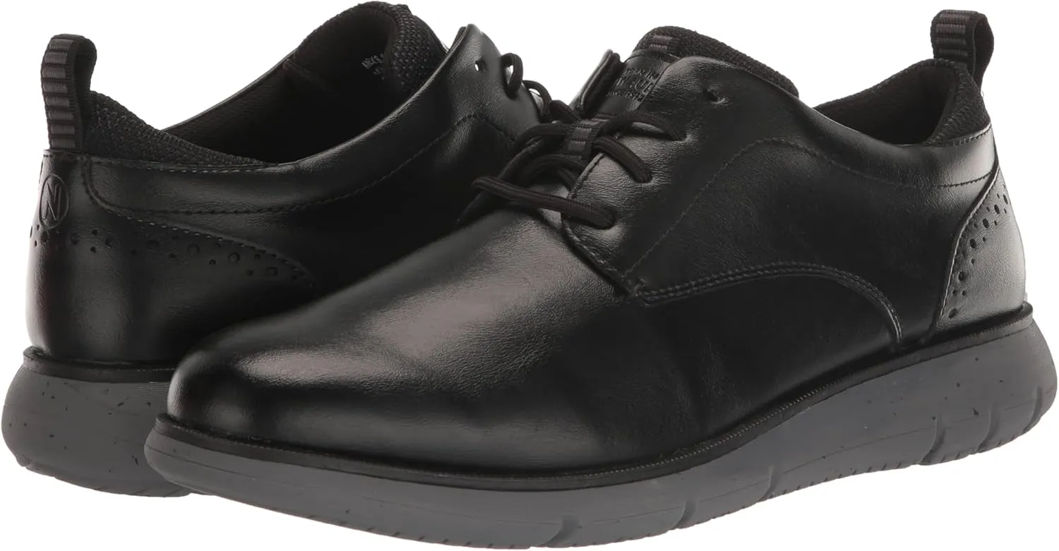 Nunn Bush Men's Stance Plain Toe Oxford Lightweight Comfortable Lace Up