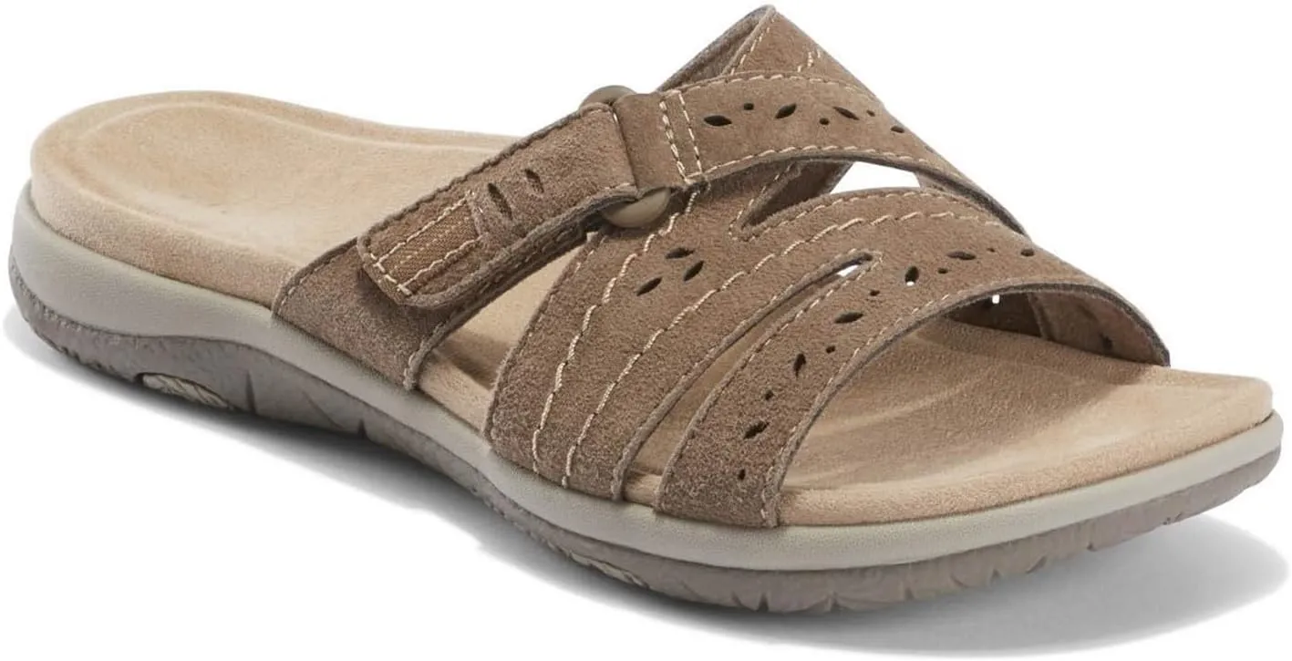 Orthopedic Sandals for Women Arch Support Comfort Flat Sandals Open Toe Summer Casual Slides Slip On Beach Slippers