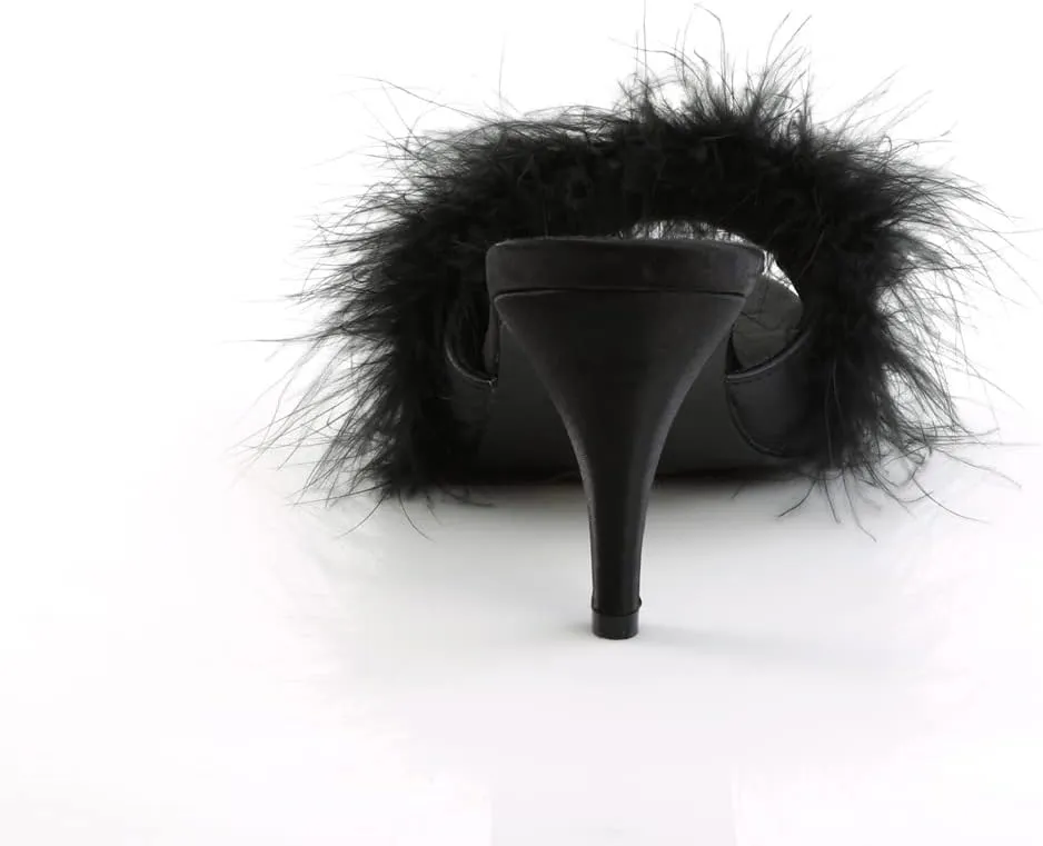 Pleaser Fabulicious Women's Amour-03 Marabou Slipper