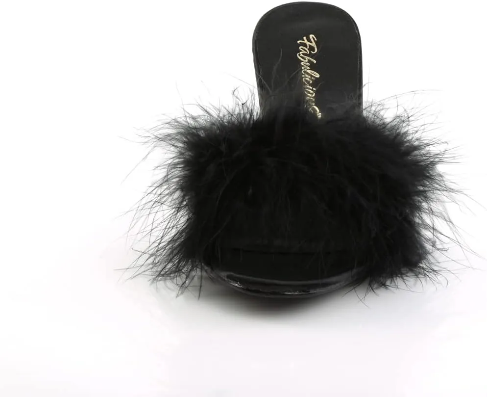 Pleaser Fabulicious Women's Amour-03 Marabou Slipper