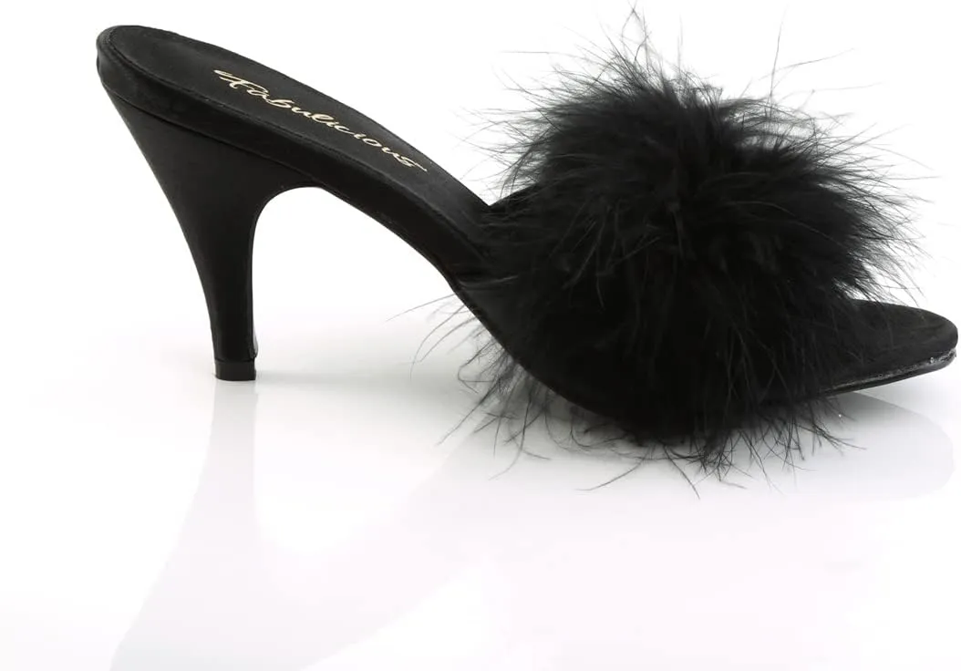 Pleaser Fabulicious Women's Amour-03 Marabou Slipper