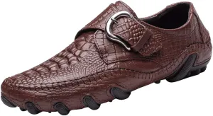 RASACE Men's Leather Driving Shoes Casual Cowhide Moccasins Slip On Loafers
