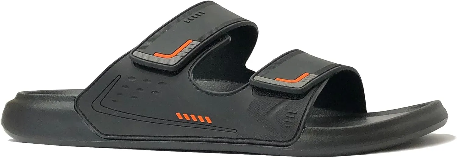 REDVOLUTION Men's Sport Slides Casual Sandals for Beach, Gym, Pool || 06M