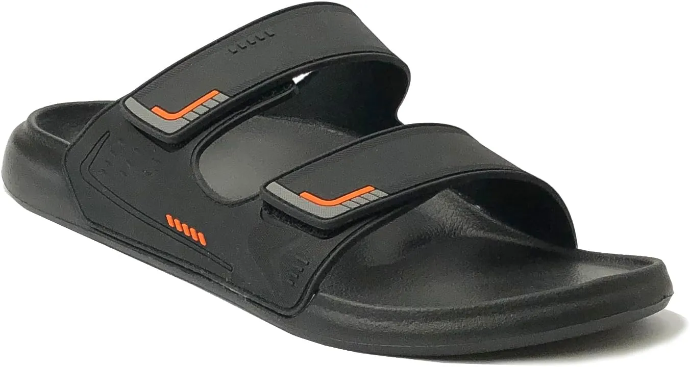 REDVOLUTION Men's Sport Slides Casual Sandals for Beach, Gym, Pool || 06M