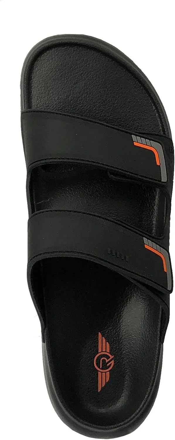 REDVOLUTION Men's Sport Slides Casual Sandals for Beach, Gym, Pool || 06M