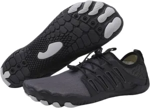Smoneyful Hike Barefoot Shoes for Women Men, Breathable, Non-Slip Athletic Footwear, Wide Toe Water Shoes, Grounding Shoes and Grounding Barefoot Shoes for Barefoot Womens