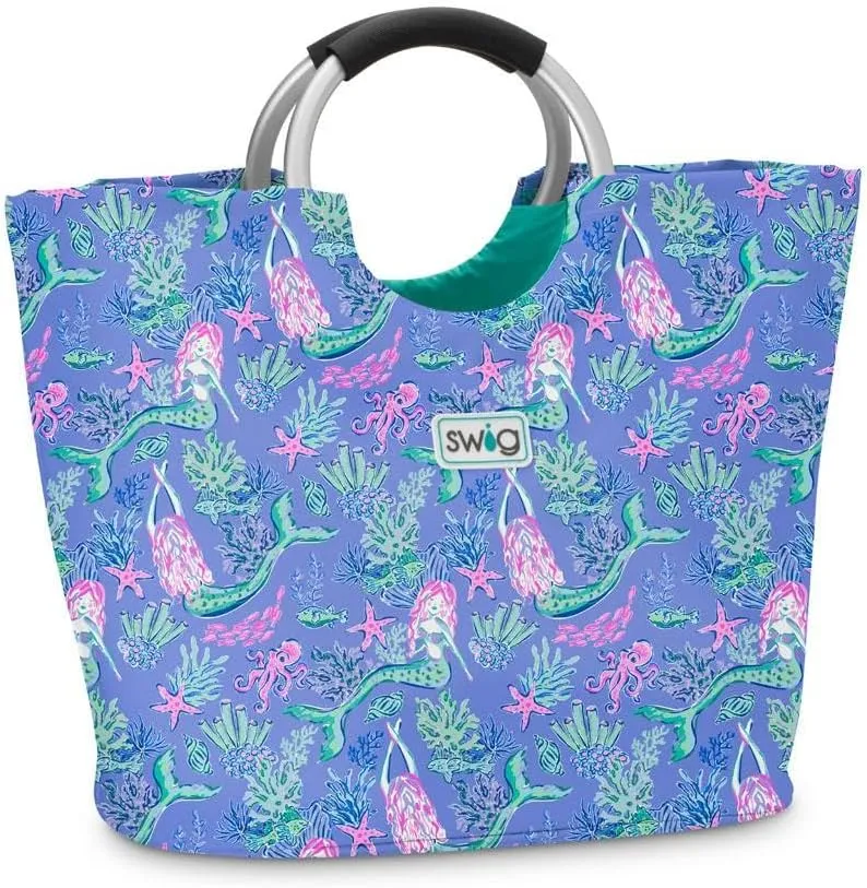 Swig Life Loopi Tote Bag, Large, Lightweight, Waterproof Beach and Utility Bag