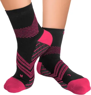 TechWare Pro Plantar Fasciitis Socks – Cushion Ankle Compression Socks Women & Men. Achilles Tendonitis Brace & Arch Support