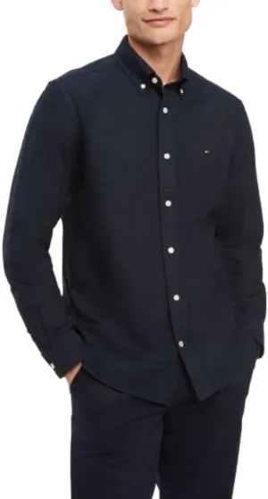 Tommy Hilfiger Men's Long Sleeve Button Down Oxford Shirt in Regular Fit
