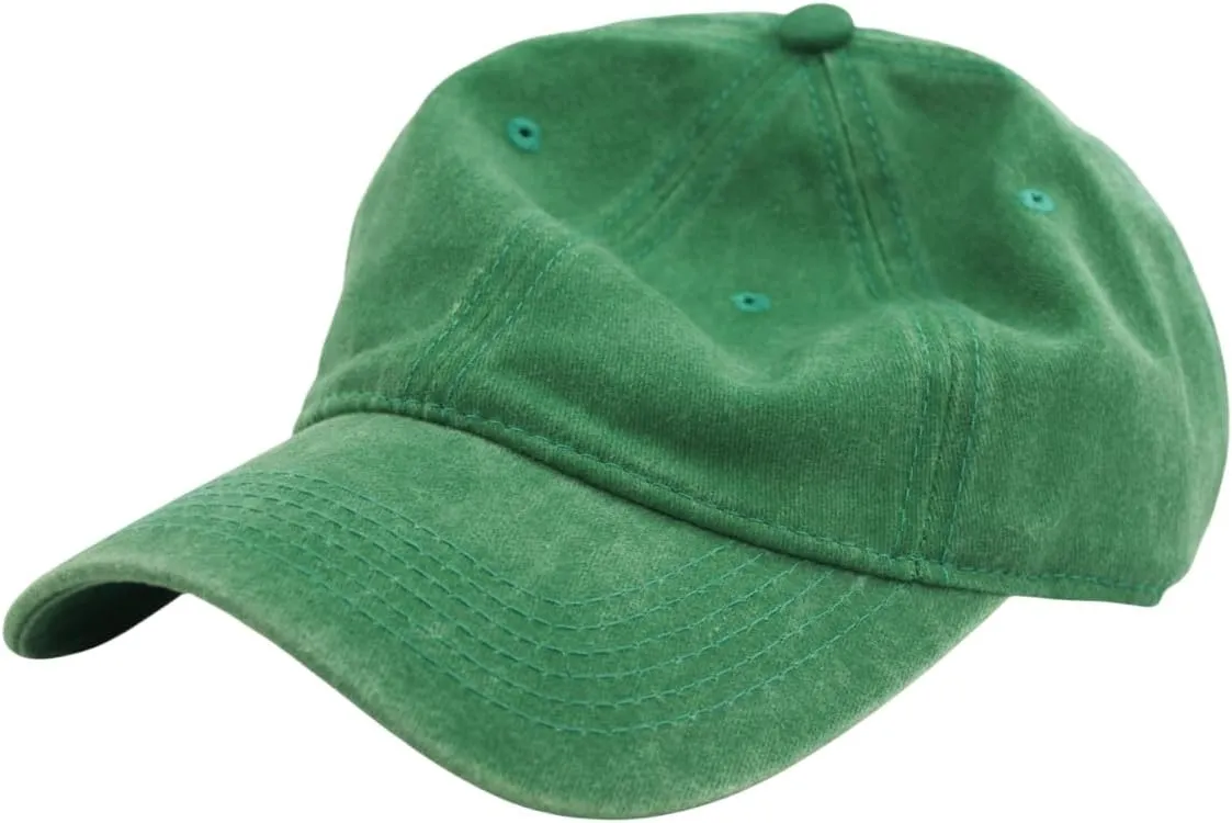 TSSGBL Vintage Cotton Washed Baseball Caps Unstructured Low Profile Adjustable Distressed Dad Hat for Men Women S-M-L-XXL