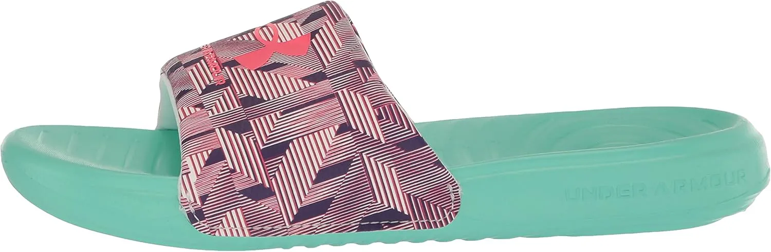 Under Armour Kids' Ansa Graphic Fixed Strap Slide Sandal
