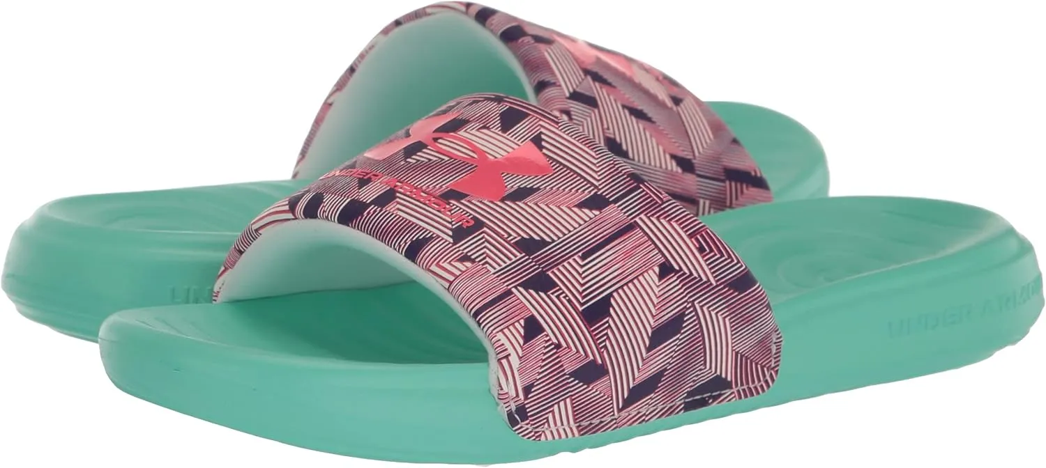 Under Armour Kids' Ansa Graphic Fixed Strap Slide Sandal
