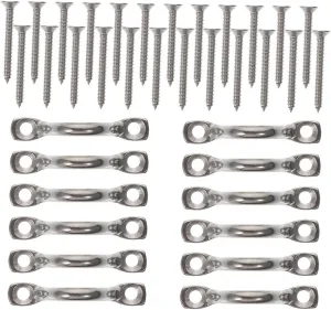 Yacht Handles Boat Door Boats Pad Eye Straps U Shaped Door Handles Boat Accessories Eye Deck Loop Marine